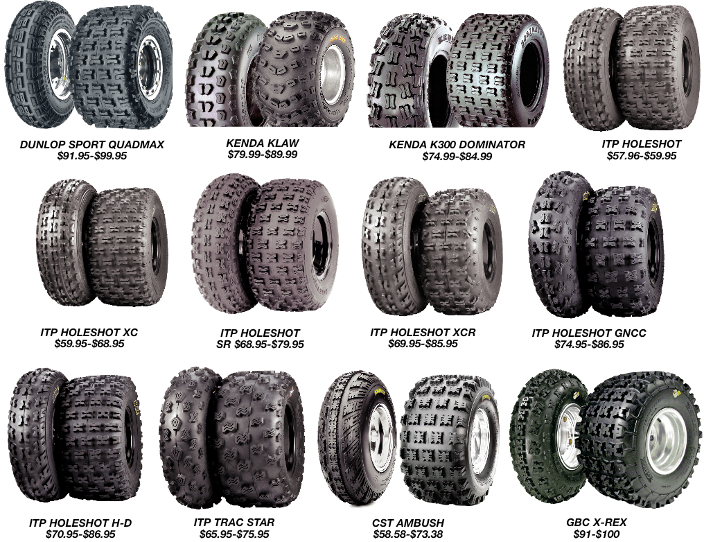 BUYER'S GUIDE BUDGET SPORT & UTILITY TRAIL TIRES Dirt Wheels Magazine